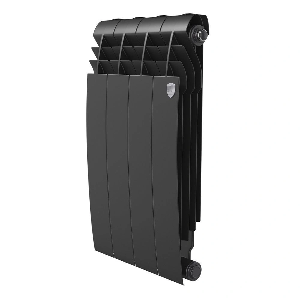 Радиатор биметаллический BiLiner Noir Sable 500/87 (171Вт)  4 секции (черный) Royal Thermo