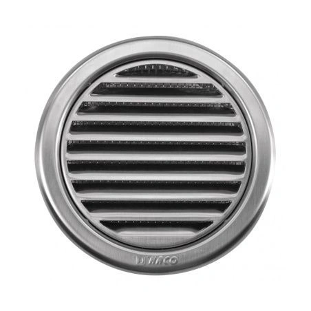 Решетка вент. NVM d110 круглая с сеткой нерж. HACO