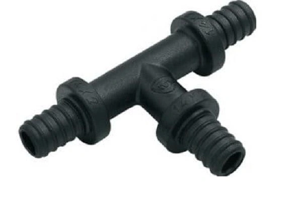 Тройник 32*4,4/18*2,5/ 25*3,5 PPSU Push KAN-therm