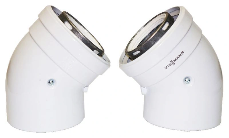 Колено LAS 45° D=80/125 (2 шт) VIESSMANN
