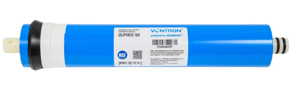 Мембрана обратноосмотическая VONTRON ULP 1812-50 GPD