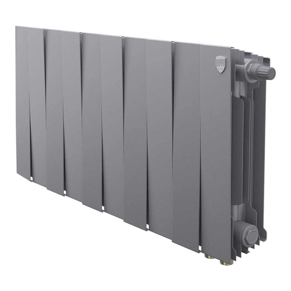 Радиатор биметаллический PianoForte Silver Satin VDR80 300/100  10 секций Royal Thermo