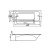 Ванна акриловая Line 170x70 Roca