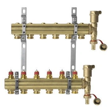 Комплект коллекторов  FHF-6 set вент. вставки латунь