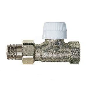 Термоклапан со вставкой типа UBG  DN15 1/2" прямой PN10 Kvs1,85 (бел.) Honeywell