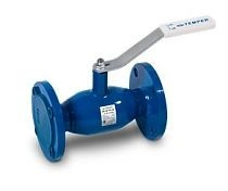 Кран шаровой Temper DN125 PN25, ф/ф, полный проход, рукоятка